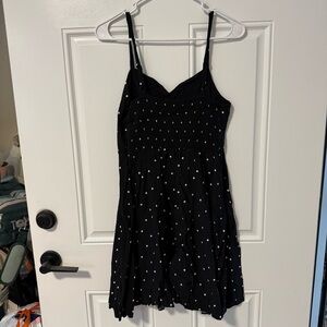 Old Navy Black Polka Dot Dress